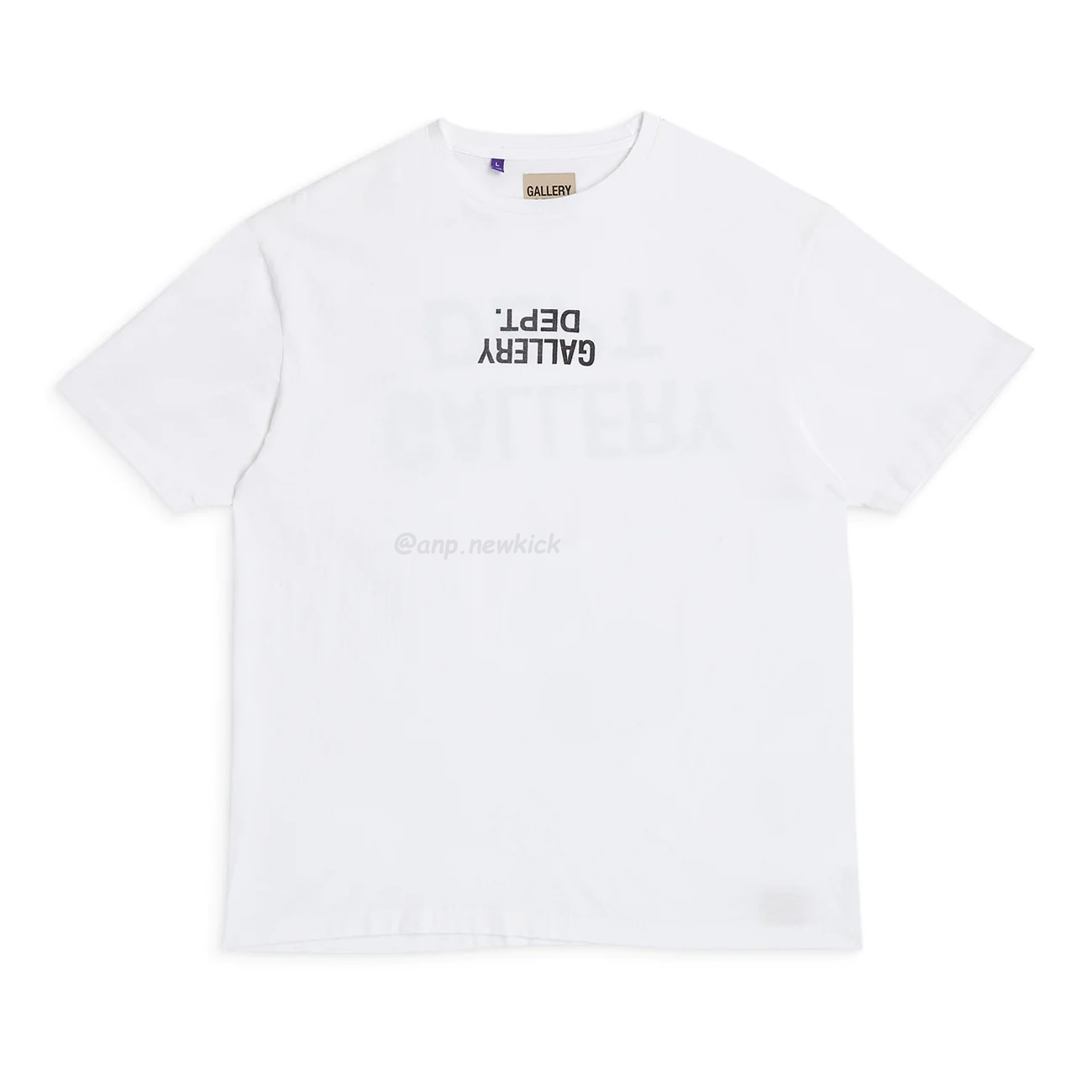 Gallery Dept Fucked Up Reverse English Logo Printed Short Sleeve T Shirt (3) - www.newkick.vip